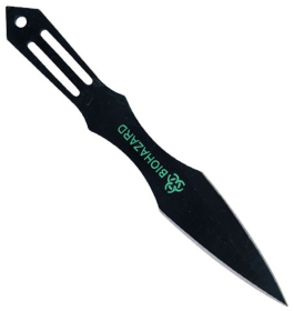 2 Piece Throwing Knife BioHazard 1