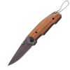 Tactical Knife, Convenient For Daily Carrying, Hunting, Camping, Survival, Men's Gift, Self-Defense Folding Knife - wood handle