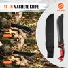 Camping Hatchet Machete Knife Set Sheath Hunting Knife Flashlight Paracord - Default