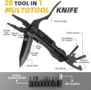 9 in 1 Multitool Pocket Knife - Black