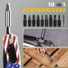 9 in 1 Multitool Pocket Knife - US Flag