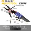 9 in 1 Multitool Pocket Knife - US Flag