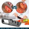 Knife Sharpener  3 Stage Kitchen Chef Knife and Scissor Sharpeners Restore Knives or Shears Blades Quickly Safely - Knife Sharpener