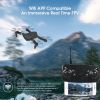 E58 Drone 1080P HD Camera WiFi Collapsible RC Quadcopter Helicopter Toy - E58 Black 3 Battery - 4K