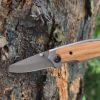 Tactical Knife, Convenient For Daily Carrying, Hunting, Camping, Survival, Men's Gift, Self-Defense Folding Knife - wood handle