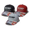 Trump same baseball cap US general election spot USA eagle Trump hat - Printed Eagle Head - Black - Adjustable