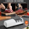 Kitchen Knife Sharpener for Quick Sharpening & Polishing - White - Kitchen Supplies