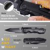 9 in 1 Multitool Pocket Knife - Black