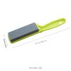 1pc Knife Sharpener With Handle; Sharpening Kitchen Tool; Household Labor-saving Sharpener - Green