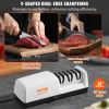 VEVOR Electric Knife Sharpener, 3 Stages Kitchen Knife Sharpener for Quick Sharpening & Polishing, Professional Knife Sharpener