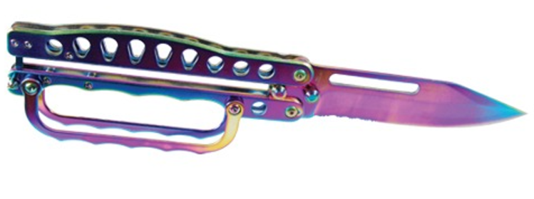 Butterfly Knife Stainless Steel (Color: plasma)