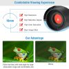 Portable HD Binoculars with FMC Lens Low Light Night Vision Telescope for Bird Watching Hunting Sports Events - Black